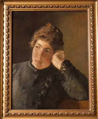 Portrait of a Woman by Giovanni Fattori